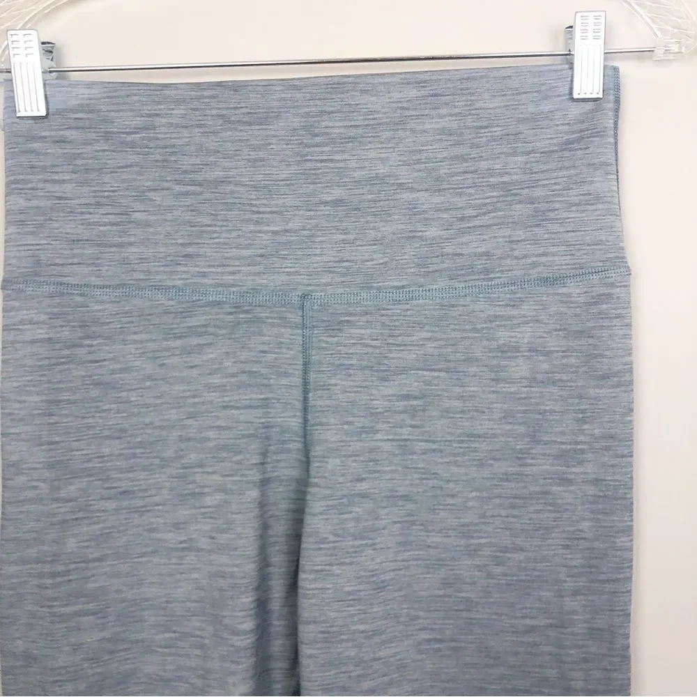 NIKE YOGA | Dusty Blue High Rise 7/8 Length Cinched Leggings Women’s Size Large